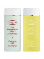Clarins Cleansing Duo for Normal to Dry Skin-Just For - £19.99