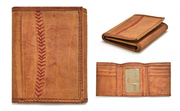 Baseball Wallets Are Made From Official Rawlings MLB Leather