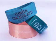  BUY CUSTOM MULTI COLOR LOGO RIBBON FOR YOUR EVENTS