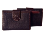 Argentinian Pebbled Leather Tri Fold Wallet For $65