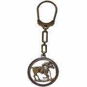 Alpaca silver Polo Player Keyring Key Chain For $35