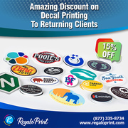 15% Discount on Decal Printing To Returning Clients | RegaloPrint