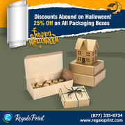 Discounts Abound on Halloween! 25% Off on All Packaging Boxes