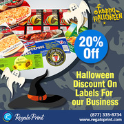 20% Halloween Discount On Labels For Your Business | RegaloPrint