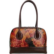 Genuine Floral Leather Shoulder Bag For $155