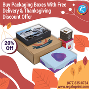 Buy Packaging Boxes With Free Delivery & Thanksgiving Discount Offer