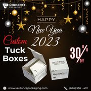 30% Discount Offer For Custom Tuck End Boxes On Happy New year