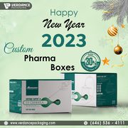 Enjoy 30% Discount on Custom Pharma Boxes As Happy New Year Offer 