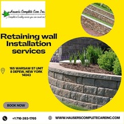 Retaining wall Installation services in Lancaster NY