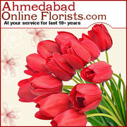 Create a Stir with Same Day Free Shipping Flower Delivery in Ahmedabad