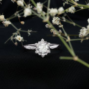 Rosec Jewels Certified Lab Grown Diamond Floral Ring – Rosec Jewels